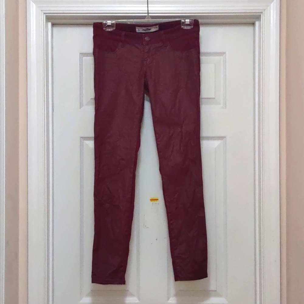 Hollister Red Jeans Size 3 W 26